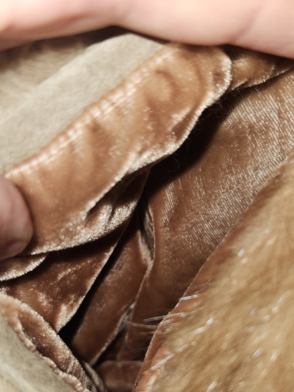 Genuine Mink Saga Beautiful Genuine Fur High Quality Luxury Belted Jacket Large - Picture 6 of 9